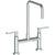 Watermark 70-7.5-RNS4 Rainey Deck Mounted Bridge Square Top Kitchen Faucet