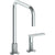 Watermark 70-7.1.3-RNK8 Rainey Deck Mounted 2 Hole Square Top Kitchen Faucet