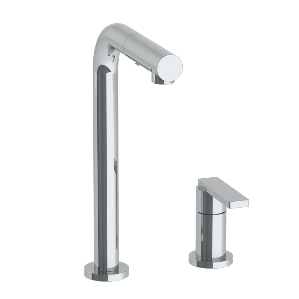 Watermark 70-9.1.3P1-RNS4V Deck Mounted 2 Hole Square Top Prep Faucet With Pull Out Spray - Parent