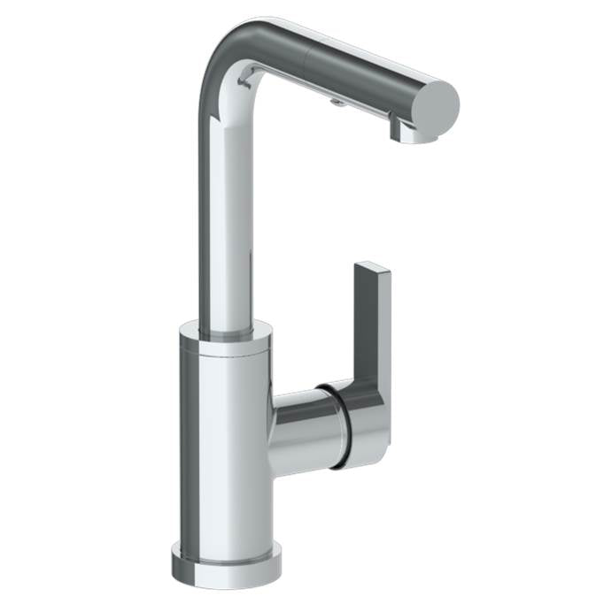 Watermark 70-9.3P1-RNS4 Deck Mounted 1 Hole Square Top Prep Faucet With Pull Out Spray - Parent
