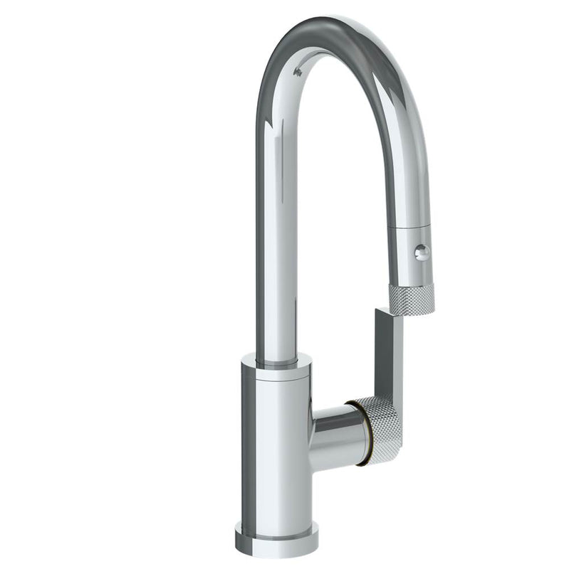 Watermark 70-9.3PG2-RNK8 Deck Mounted 1 Hole Gooseneck Prep Faucet With Pull Down Spray - Parent