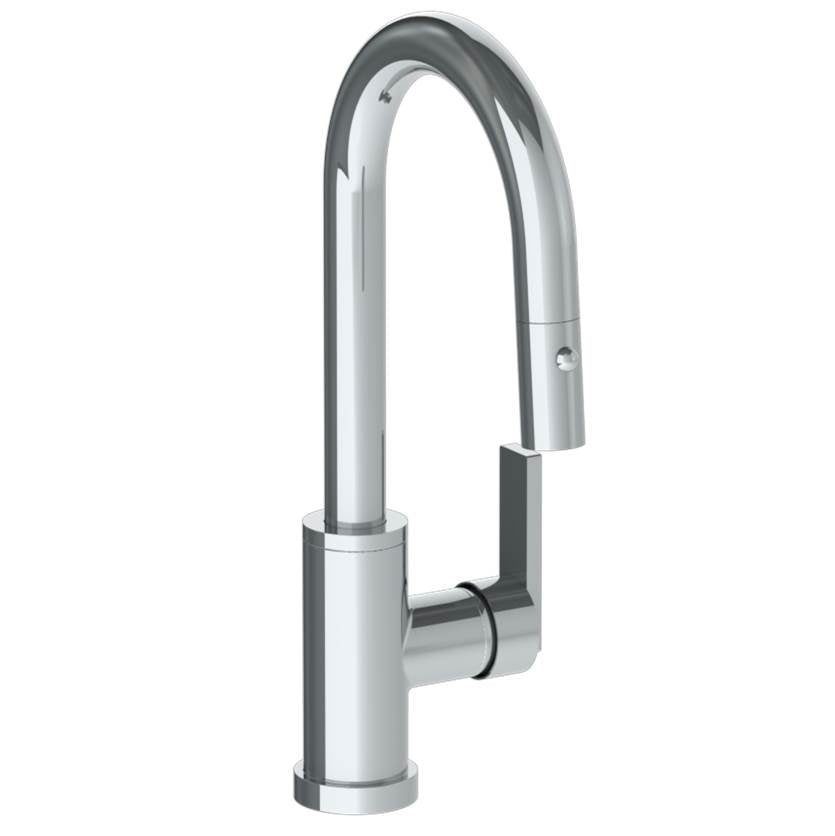 Watermark 70-9.3PG2-RNS4 Deck Mounted 1 Hole Gooseneck Prep Faucet With Pull Down Spray - Parent