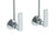 Watermark 70-MAS2-RNS4 Rainey Lavatory Angle Stop Kit -1/2" IPS X 3/8" Od Compression