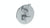 Watermark 70-T20-RNK8 Rainey Wall Mounted Thermostatic Shower Trim With Built-In Control 7-1/2" Diameter
