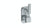 Watermark 70-T25-RNK8 Rainey Wall Mounted Thermostatic Shower Trim With Built-In Control 3-1/2" X 6-1/4" - Parent