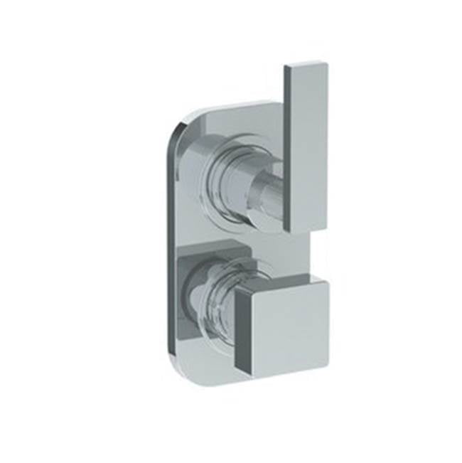 Watermark 70-T25-RNK8 Rainey Wall Mounted Thermostatic Shower Trim With Built-In Control 3-1/2" X 6-1/4"
