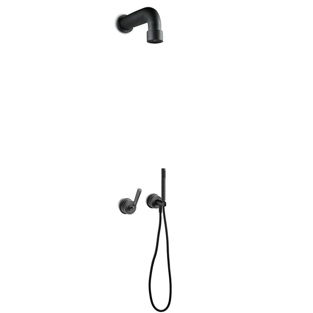 Jee-O 700-6420 Soho Shower Set 02 With Wall Shower, Two Way Mixer and Handshower