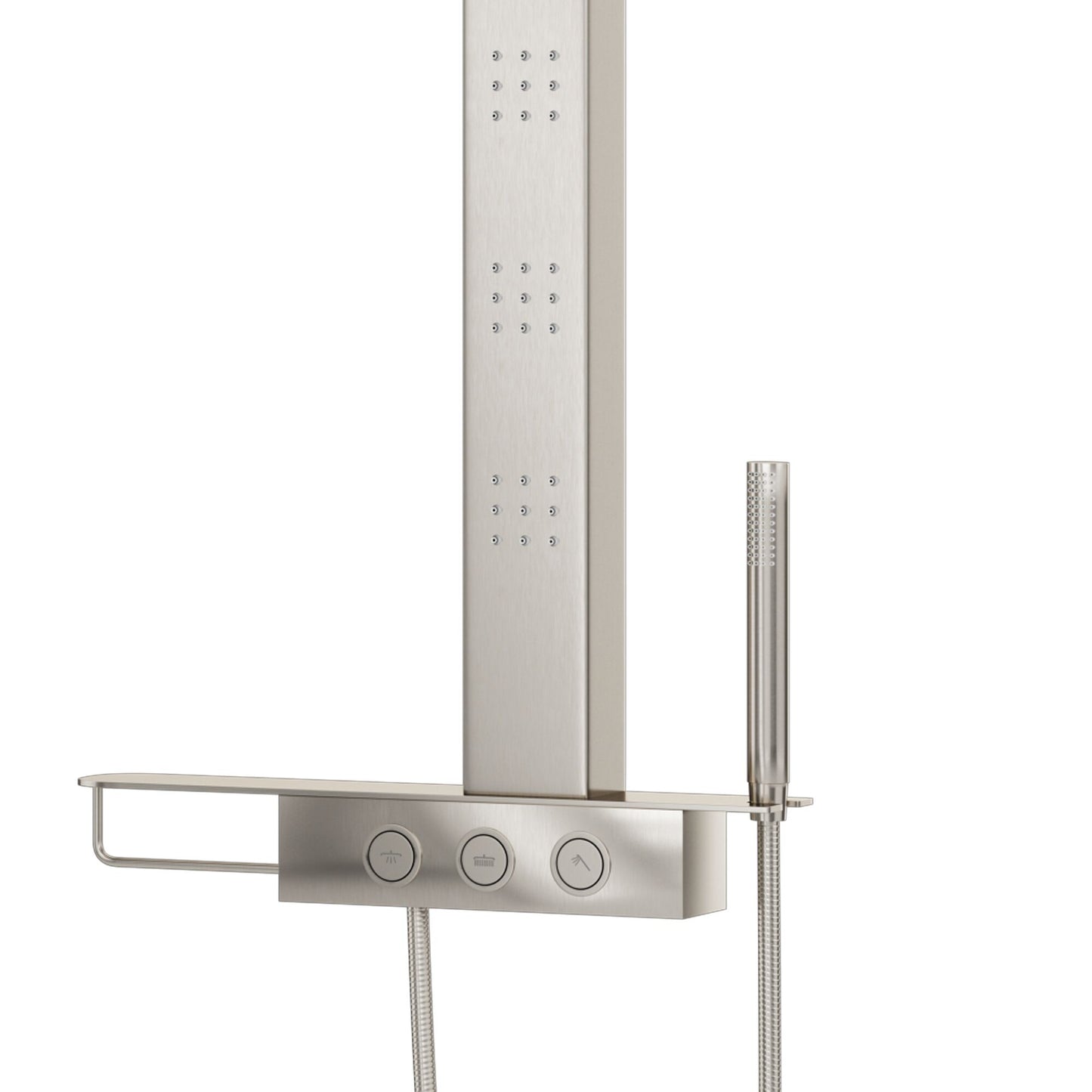 Pulse 7002-SSB Paradise Stainless Steel Shower System Brushed Nickel