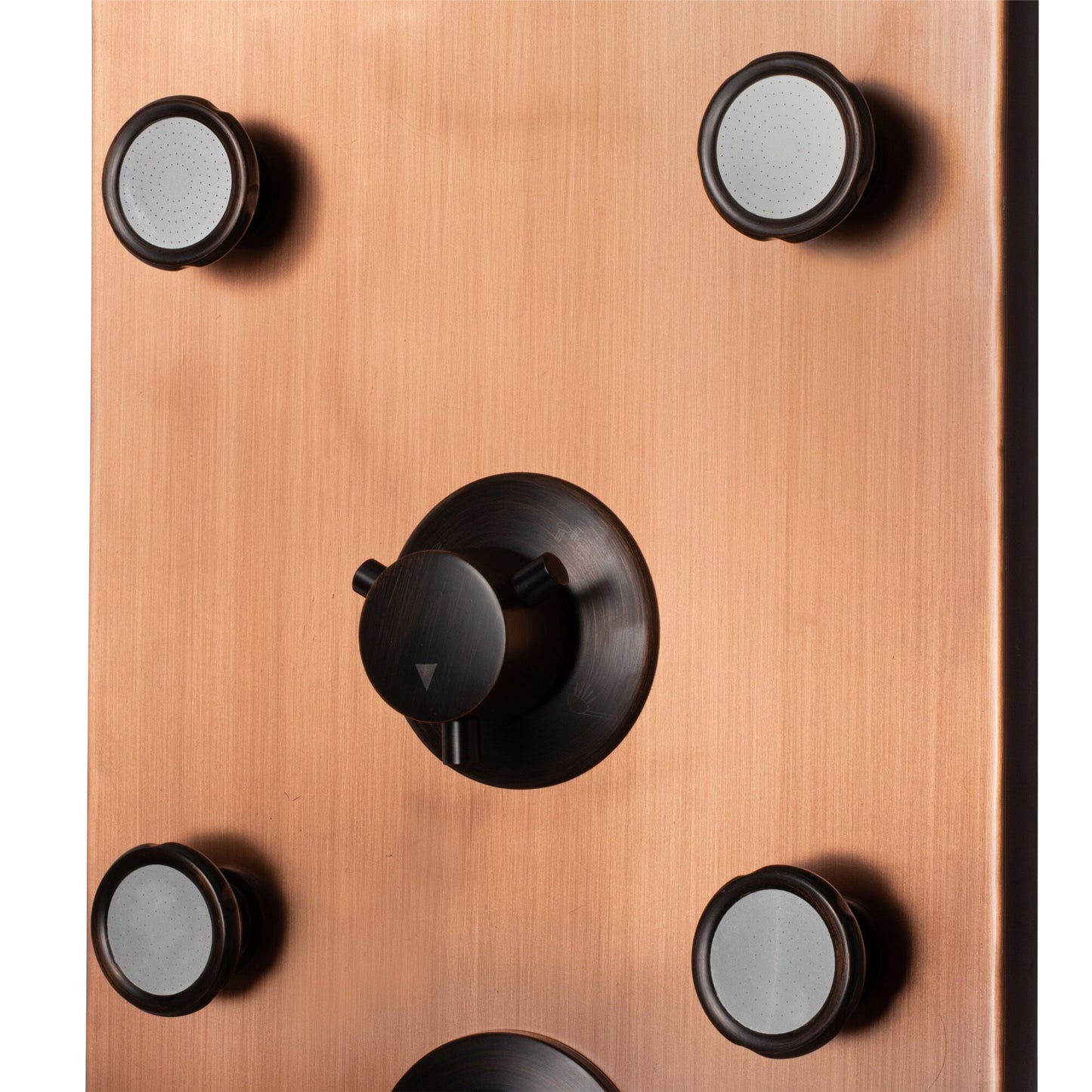 Pulse 7007 La Mesa Copper Shower Panel Oil Rubbed Bronze Brushed Copper
