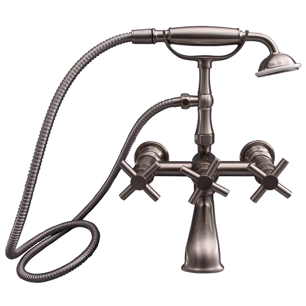 Barclay 7020-MC Contemporary Wall Mount Tub Faucet With Hand Shower - Parent