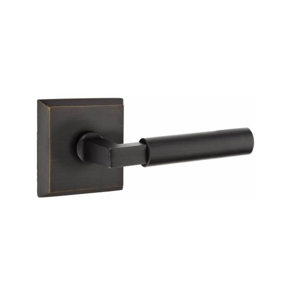 Emtek 7061BR Dummy , No.6 Rosette , Bryce Lever