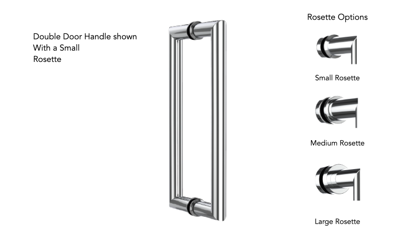 Neelnox FMD-DSD30-MR Form Moderne 30 Shower Door Handle Medium Rosette - Parent