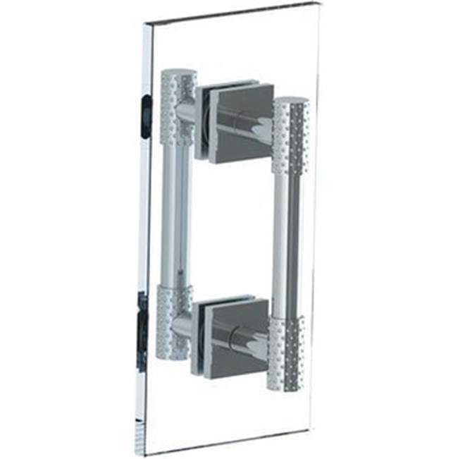 Watermark 71-0.1-12DDP-LLP5 Lily 12? Double Shower Door Pull/ Glass Mount Towel Bar