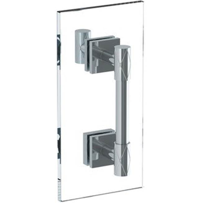 Watermark 71-0.1-18SDP-LLD4 Lily 18? Shower Door Pull With Knob/ Glass Mount Towel Bar With Hook