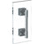 Watermark 71-0.1-6GDP-LLD4 Lily 6? Shower Door Pull/ Glass Mount Towel Bar - Parent