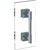 Watermark 71-0.1-6GDP-LLP5 Lily 6? Shower Door Pull/ Glass Mount Towel Bar - Parent