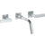 Watermark 71-2.2-LLP5 Lily Wall Mounted 3 Hole Lavatory Set