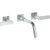 Watermark 71-2.2-LLP5 Lily Wall Mounted 3 Hole Lavatory Set