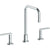 Watermark 71-7-LLD4 Lily Deck Mounted 3 Hole Square Top Kitchen Faucet