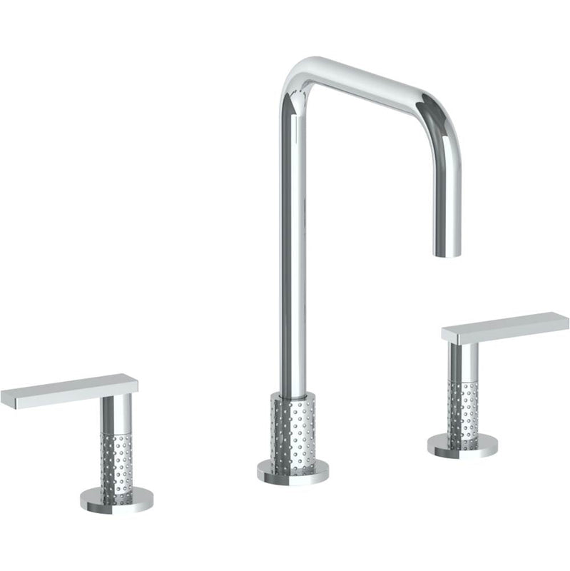 Watermark 71-7-LLP5 Lily Deck Mounted 3 Hole Square Top Kitchen Faucet