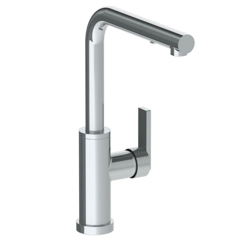 Watermark 71-7.3P3-LLO6 Deck Mounted 1 Hole Square Top Kitchen Faucet With Pull Out Spray -Low Spout - Parent