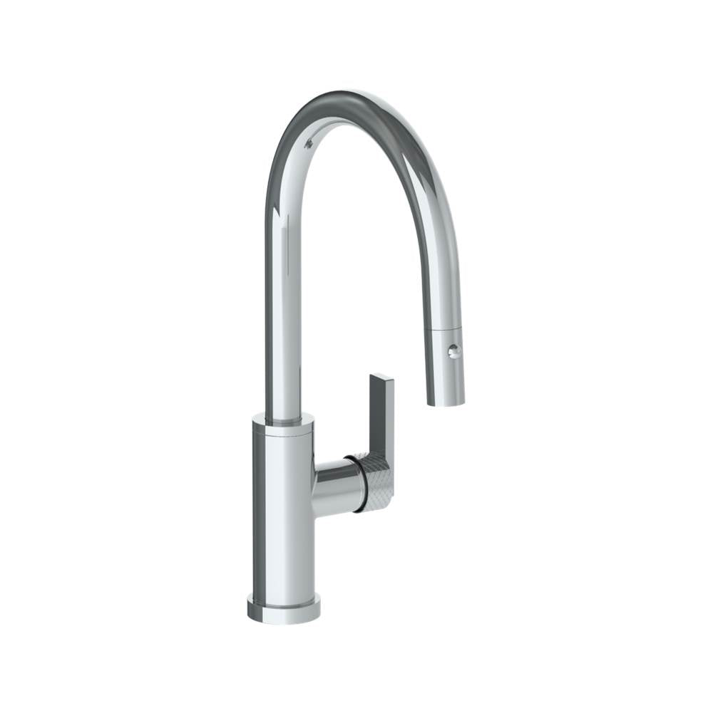 Watermark 71-7.3PG4-LLO6 Deck Mounted 1 Hole Gooseneck Kitchen Faucet With Pull Down Spray - Low Spout - Parent