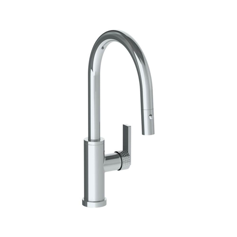 Watermark 71-7.3PG4-LLP5 Deck Mounted 1 Hole Gooseneck Kitchen Faucet With Pull Down Spray - Low Spout - Parent