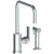 Watermark 71-7.4-LLD4 Lily Deck Mounted 2 Hole Square Top Kitchen Set - Includes Side Spray