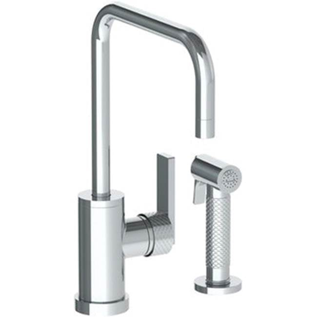 Watermark 71-7.4-LLO6 Deck Mounted 2 Hole Square Top Kitchen Set - Includes Side Spray - Parent