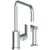 Watermark 71-7.4-LLP5 Lily Deck Mounted 2 Hole Square Top Kitchen Set - Includes Side Spray