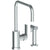 Watermark 71-7.4-LLP5 Lily Deck Mounted 2 Hole Square Top Kitchen Set - Includes Side Spray