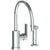 Watermark 71-7.4G-LLD4 Lily Deck Mounted 2 Hole Gooseneck Kitchen Set - Includes Side Spray