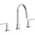 Watermark 71-7G-LLD4 Lily Deck Mounted 3 Hole Gooseneck Kitchen Faucet
