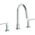 Watermark 71-7G-LLP5 Lily Deck Mounted 3 Hole Gooseneck Kitchen Faucet