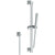 Watermark 71-HSPB1-LLD4 Lily Positioning Bar Shower Kit With Slim Hand Shower & 69" Hose