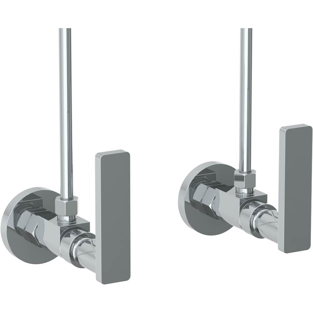 Watermark 71-MAS1-LLD4 Lily Lavatory Angle Stop Kit -1/2" Compression X 3/8" Od Compression
