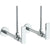 Watermark 71-MAS3-LLD4 Lily Lavatory Angle Stop Kit -1/2" Sweat X 3/8" Od Compression