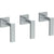 Watermark 71-WTR3-LLD4 Lily Wall Mounted 3-Valve Shower Trim - Parent