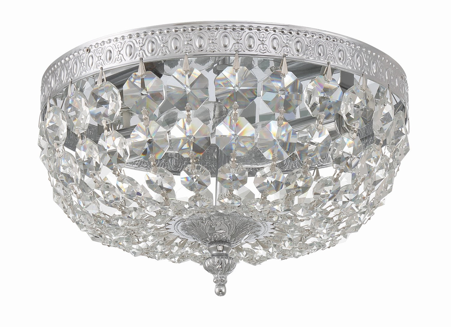 Crystorama 710-CL-I 2 Light Clear Italian Crystal Ceiling Mount - Parent