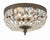 Crystorama 710-CL-I 2 Light Clear Italian Crystal Ceiling Mount