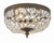 Crystorama 710-CL-MWP 2 Light Hand Cut Crystal Ceiling Mount