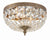 Crystorama 710-CL-I 2 Light Clear Italian Crystal Ceiling Mount