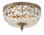Crystorama 710-CL-SAQ 2 Light Spectra Crystal Ceiling Mount