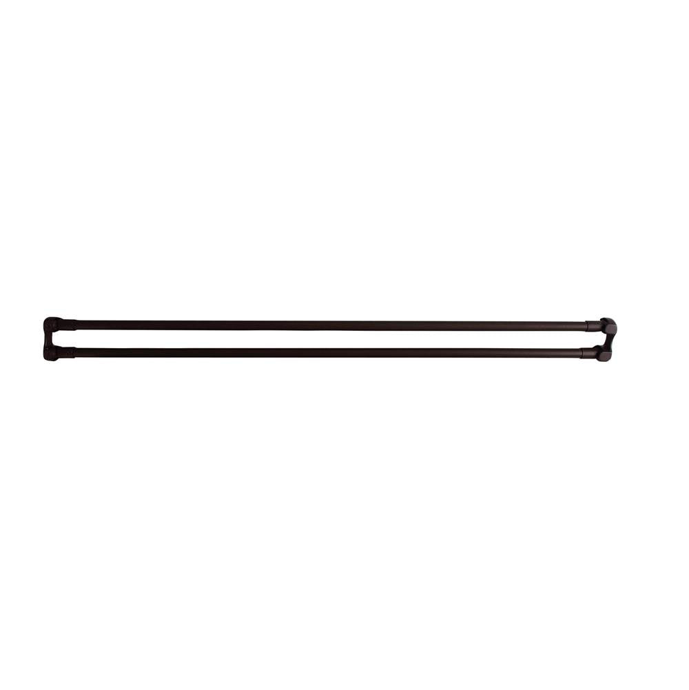 Barclay 7100D-72 72 Straight Double Shower Curtain Rod With Flanges - Parent