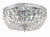 Crystorama 712-CL-I 3 Light Clear Italian Crystal Ceiling Mount - Parent
