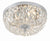 Crystorama 712-CL-I 3 Light Clear Italian Crystal Ceiling Mount - Parent