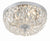 Crystorama 712-CL-SAQ 3 Light Spectra Crystal Ceiling Mount - Parent