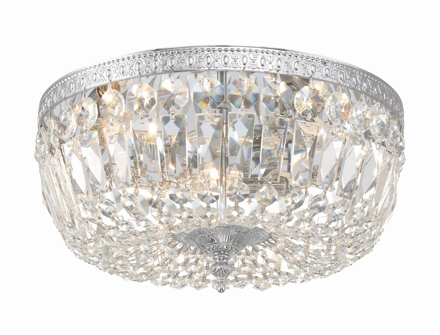 Crystorama 714-CL-SAQ 3 Light Spectra Crystal Ceiling Mount - Parent