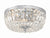 Crystorama 714-CL-SAQ 3 Light Spectra Crystal Ceiling Mount - Parent