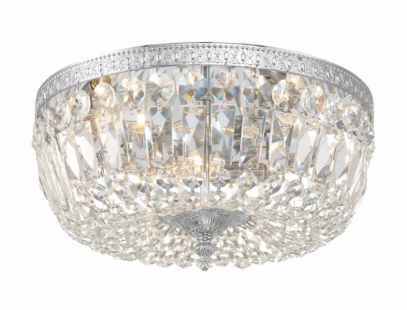 Crystorama 714-CL-SAQ 3 Light Spectra Crystal Ceiling Mount - Parent